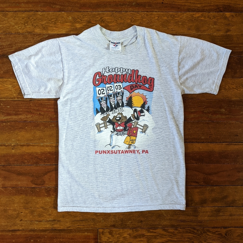 Vintage 90s Groundhog Day T-Shirt